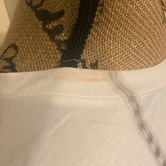 White Asian Themed T-Shirt Dress - Picture 7 of 16